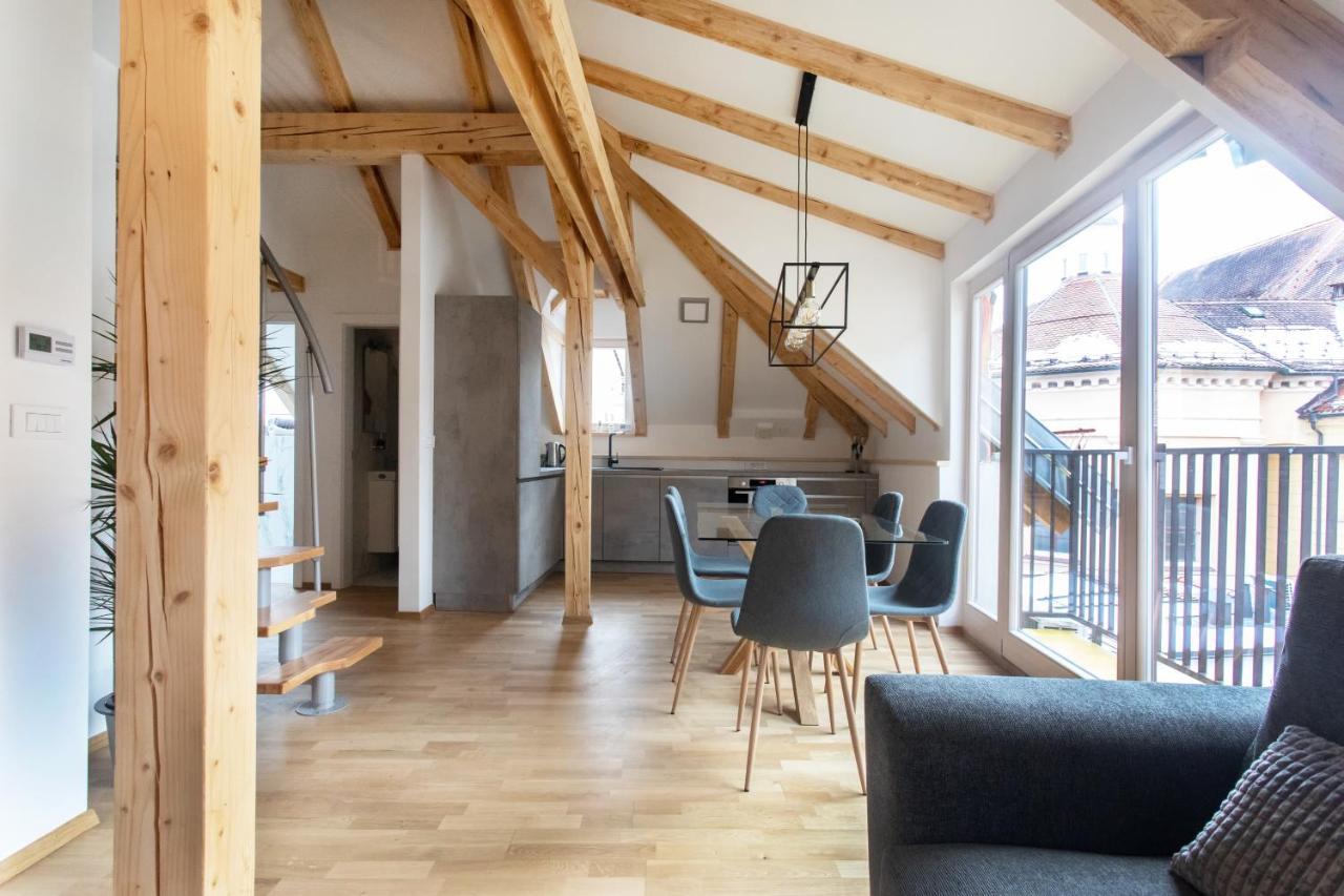 Bright & Spacious Loft In The Heart Of Old Town リュブリャナ エクステリア 写真